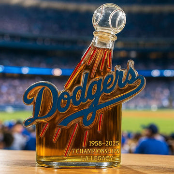Dodgers Legacy Whiskey Bottle