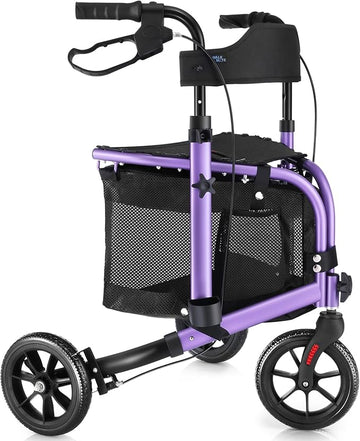 3-in-1 Ergonomic Walker with Stool | Aluminum Frame
